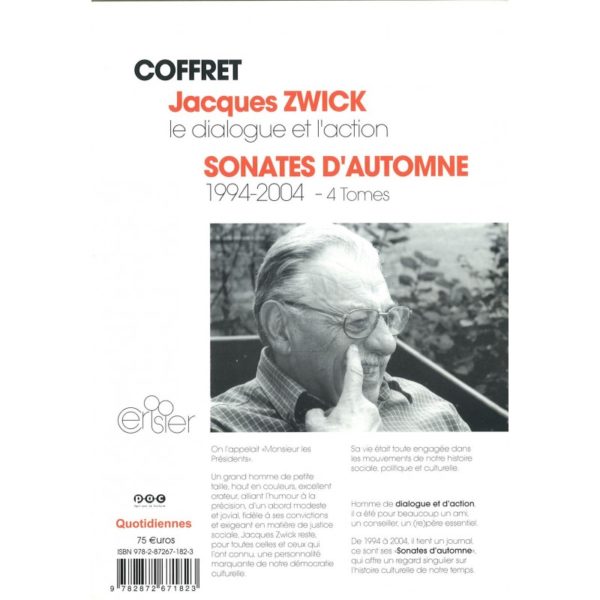 Jacques Zwick - Sonates d'automne 1994-2004
